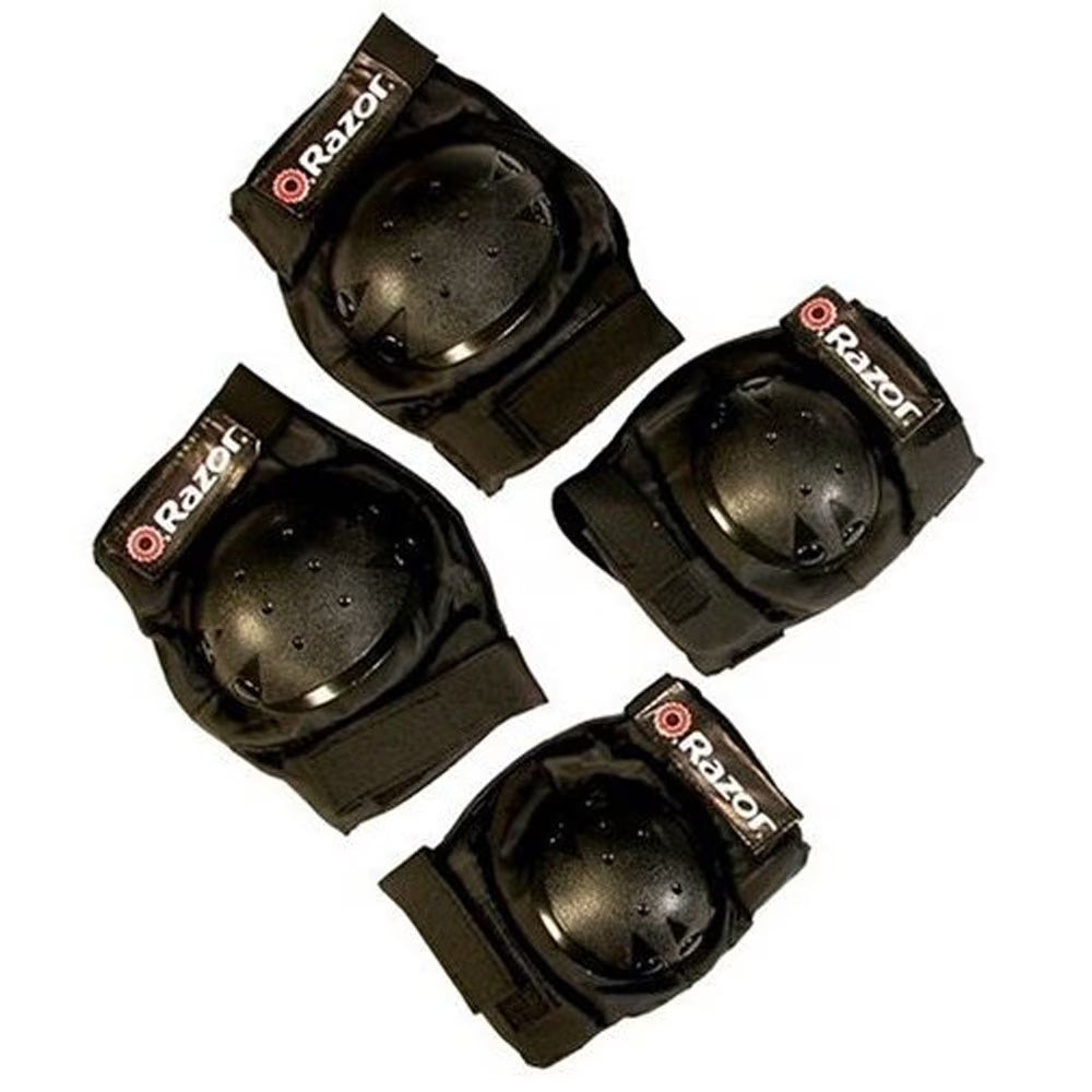 Black Multi Sport Elbow & Knee Pad Protective Gear Set B493