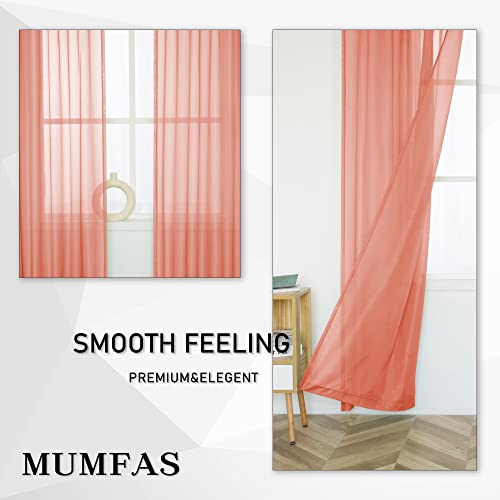 Dusty Blue Tab Top Semi Sheer Curtains, 52 x 72 inches, 2 Panels L226