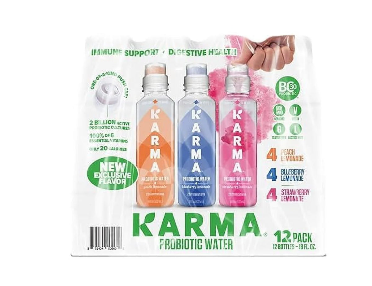 Probiotic Water Variety Pack (18 fl. oz., 12 pk.) T3204