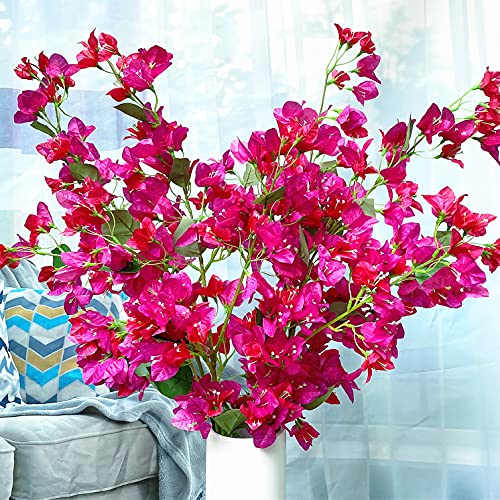 Faux Bougainvillea Branches 45" Pack of 4 Z421