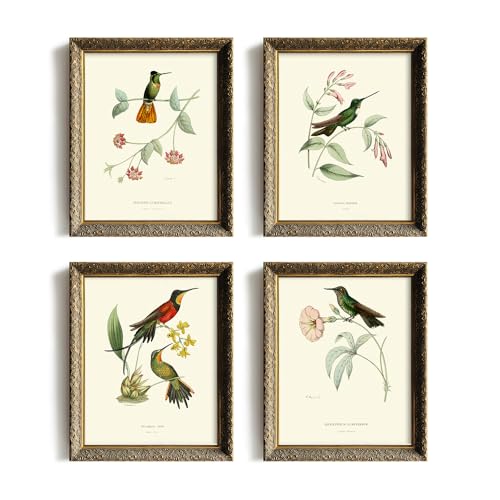 Beige Bird Wall Art Poster U6118