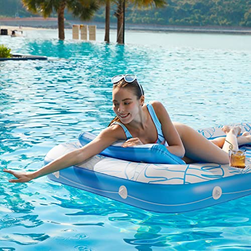 4 in 1 Inflatable Tanning Pool Lounger Float V51511
