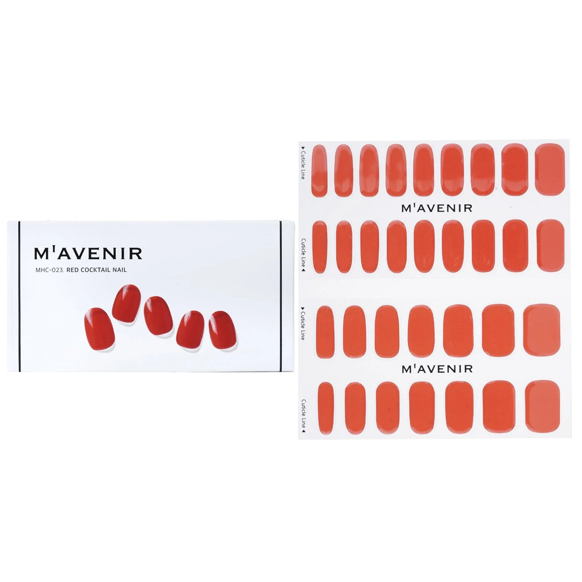 Red Brillante Cherry Nail Sticker 32pcs B41146