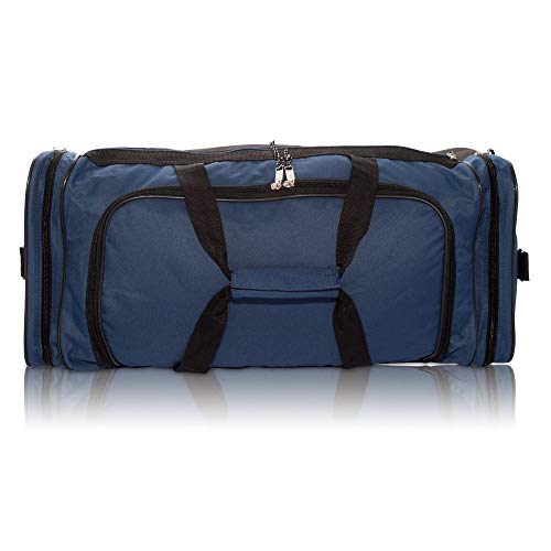 Gray and Black 25" Extra Large Travel Duffle Bag Z73494