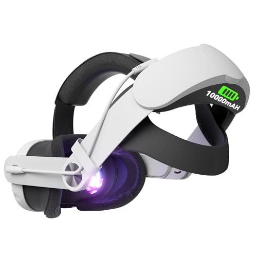 10000 mAh Rechargable Head Strap for Meta Quest 3 H761481