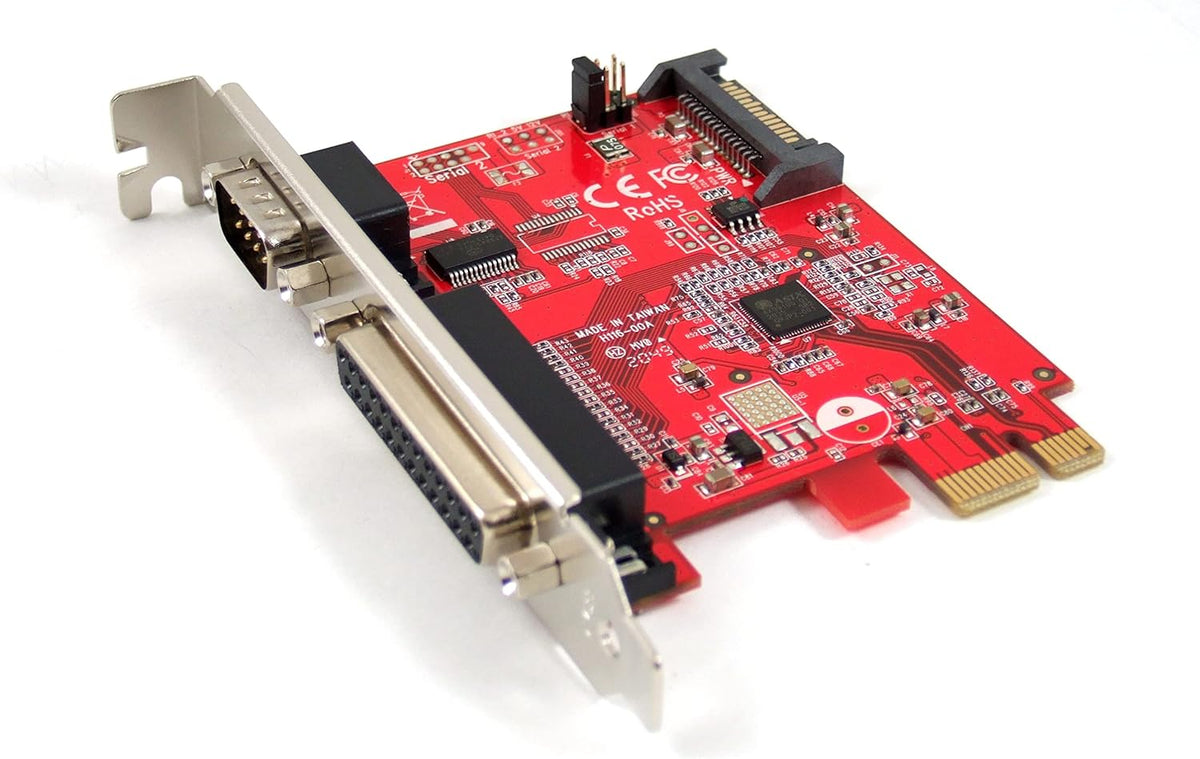 PCI Express Combo Adapter Card with 1x RS232 Serial Port and 1x IEEE 1284 Parallel Port P359