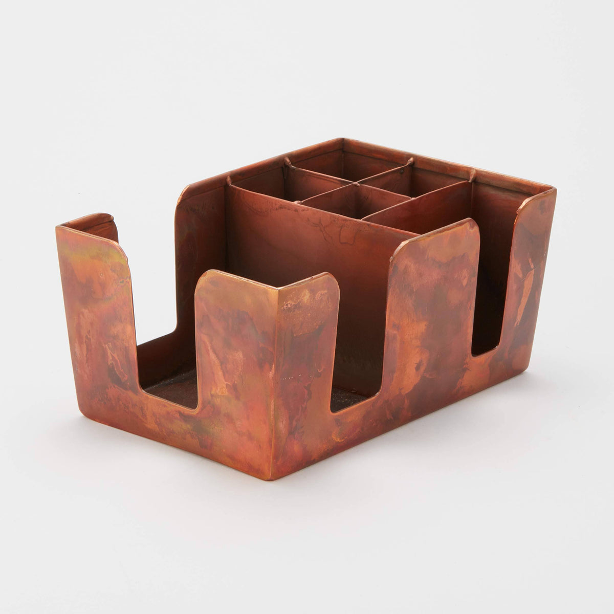 Antique Copper Bar Caddy L806350