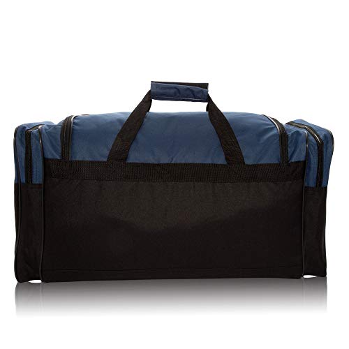 Gray and Black 25" Extra Large Travel Duffle Bag Z73494