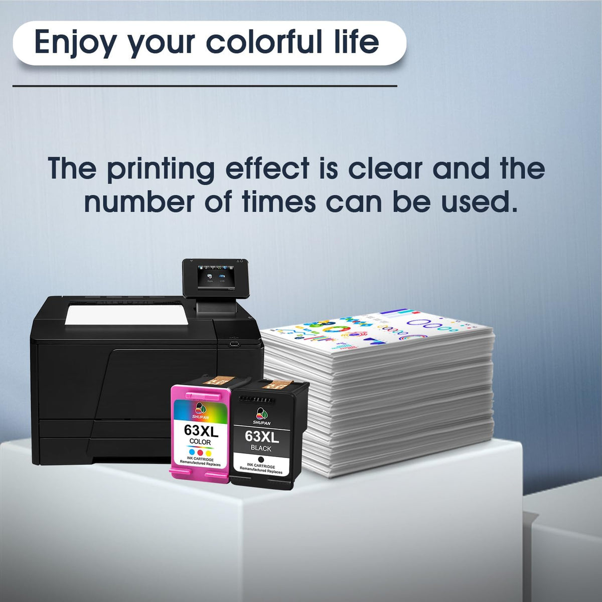 63XL Black and Color Ink Cartridge Combo Pack N671540