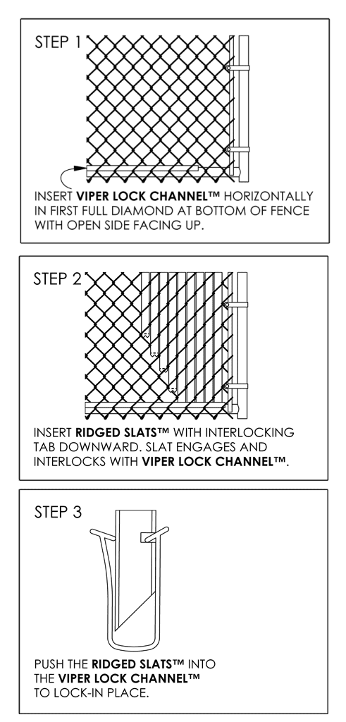 Green 4ft Ridged Slat for Chain Link Fence U64490