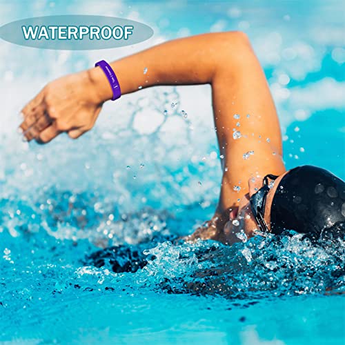 Waterproof Silicone Medical ID Bracelet B48483