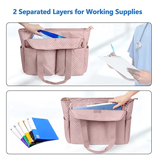 Black Nurse Bag with Laptop Compartment Y690698