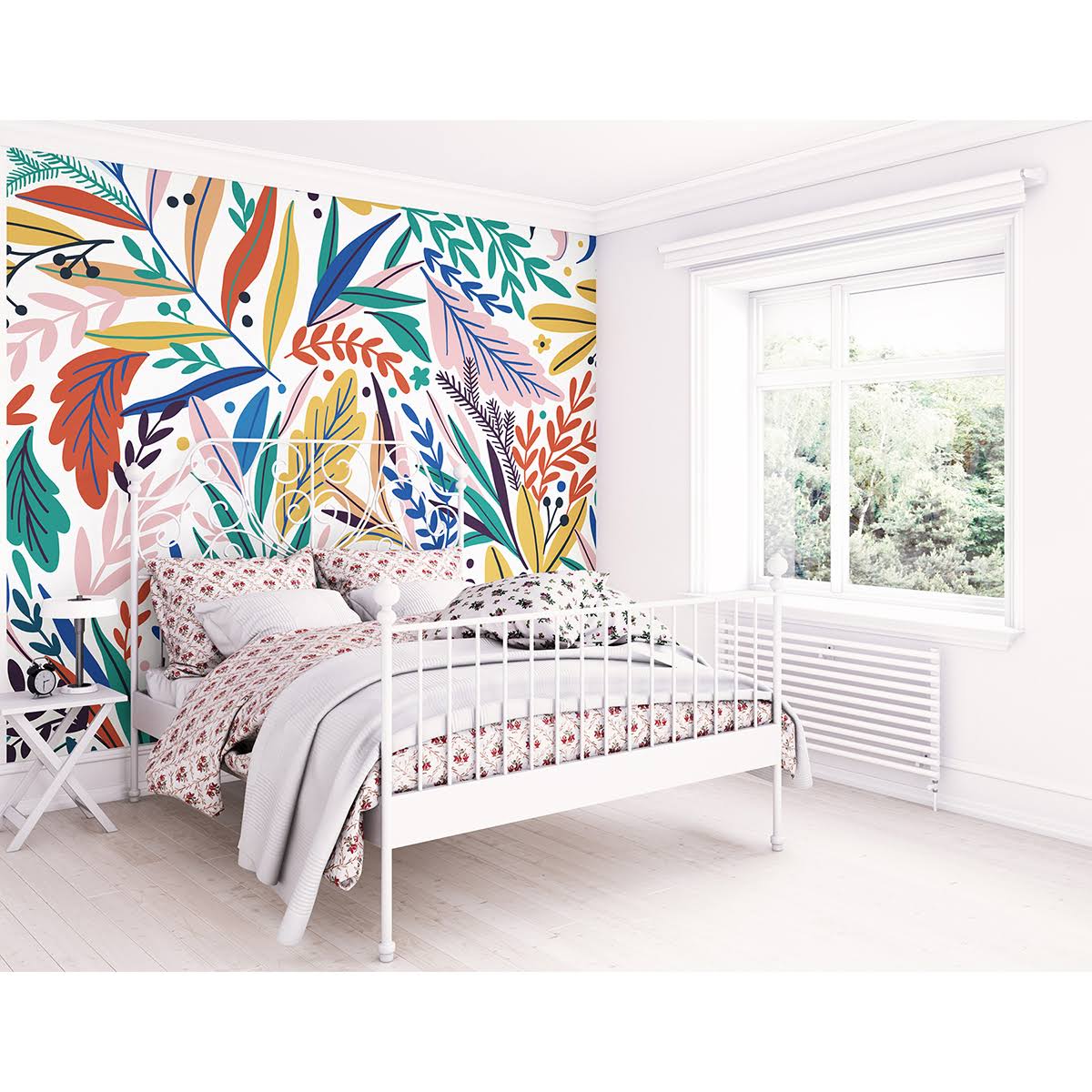 Tropical Patterned Leaves Wall Mural Y39244