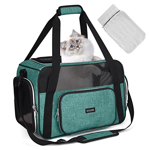 Green Soft Sided Pet Travel Carrier V64610