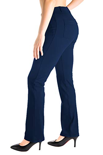 Straight Leg Yoga Dress Pants W385