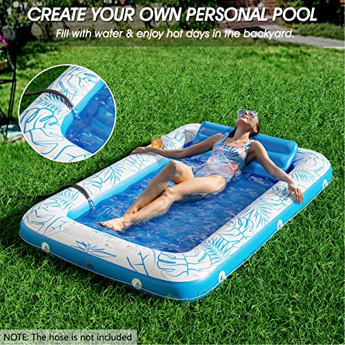 4 in 1 Inflatable Tanning Pool Lounger Float V51511