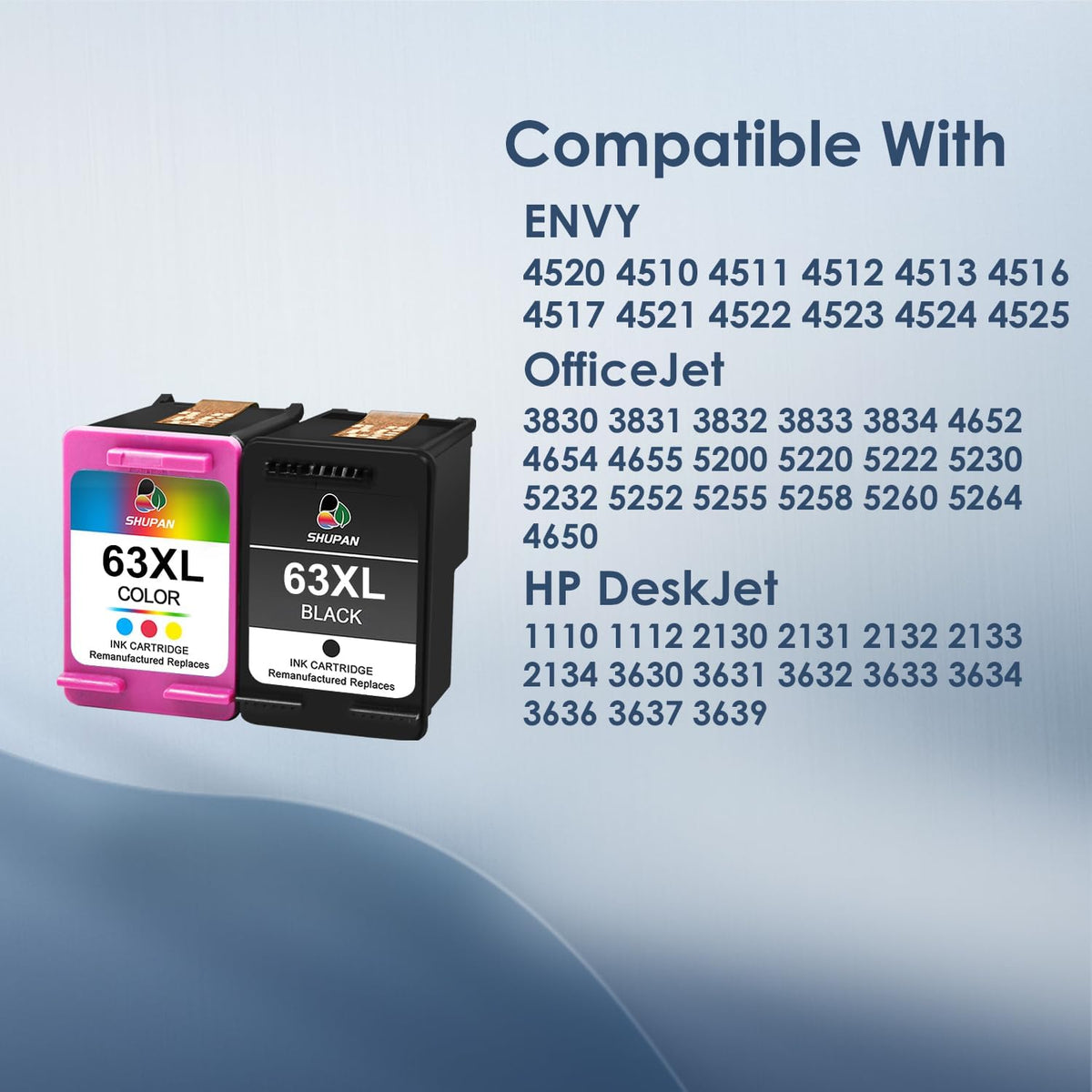 63XL Black and Color Ink Cartridge Combo Pack N671540