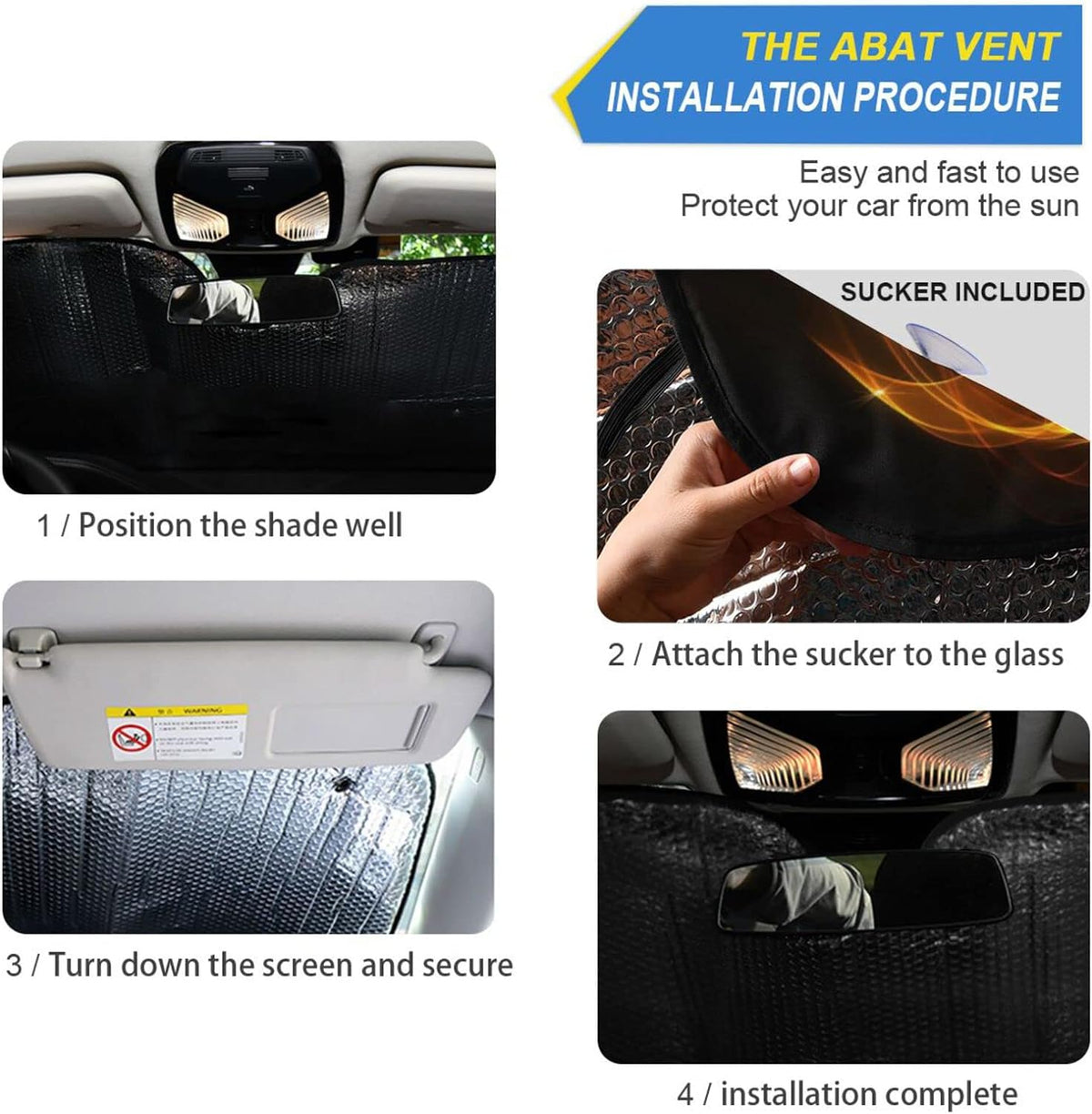Electric Guitar Fire and Flames Car Windshield Sun Shade, Foldable Visor Protector, 55×27.6in F866
