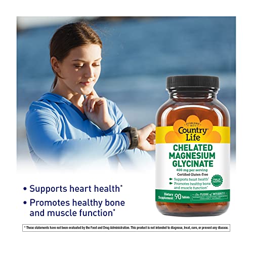 Chelated Magnesium Glycinate 400mg, 180 Tablets Z2653