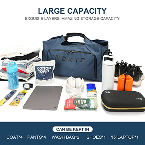 Waterproof Sports Travel Duffel Bag with Wet Pocket & Shoes Compartment C26339