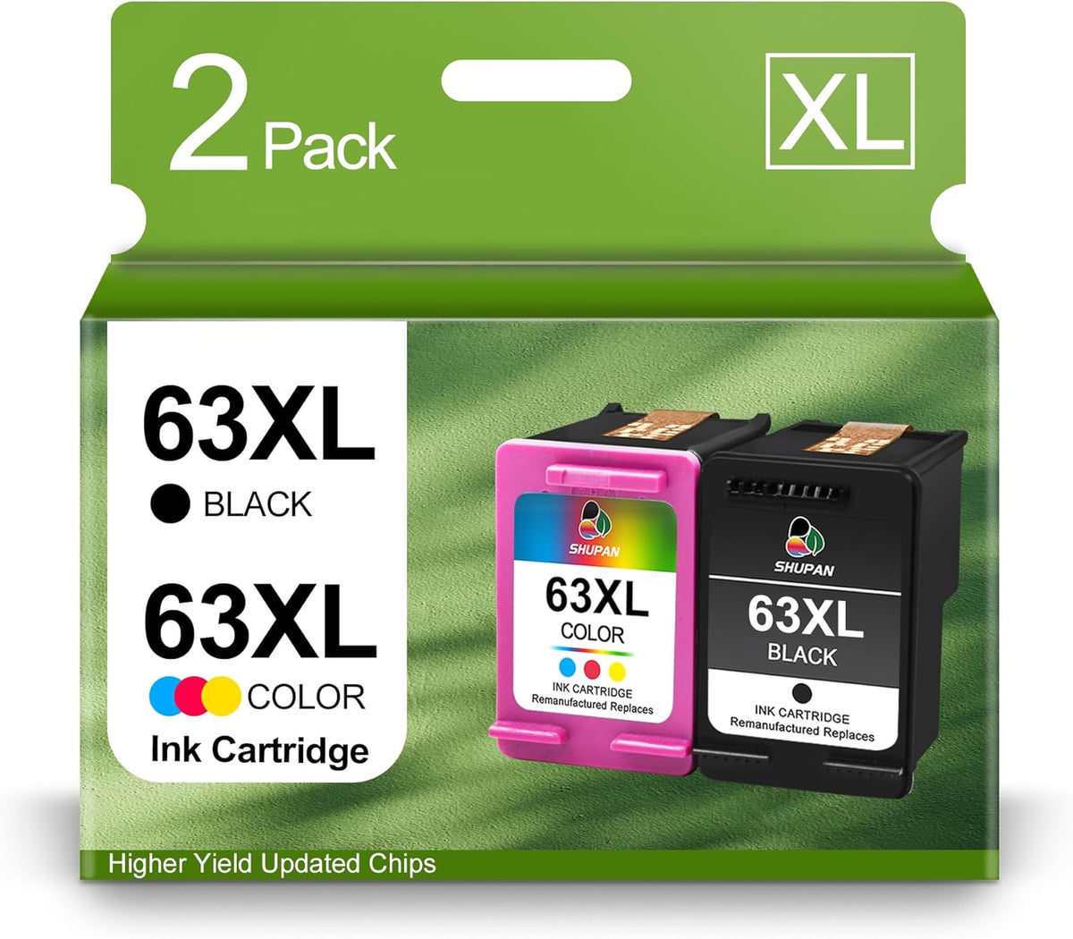 63XL Black and Color Ink Cartridge Combo Pack N671540