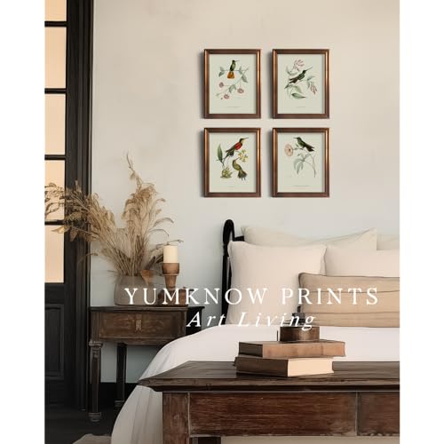 Beige Bird Wall Art Poster U6118