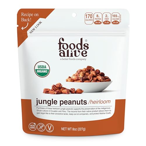 Organic Jungle Peanuts 8 oz (2-Pack) Y462154