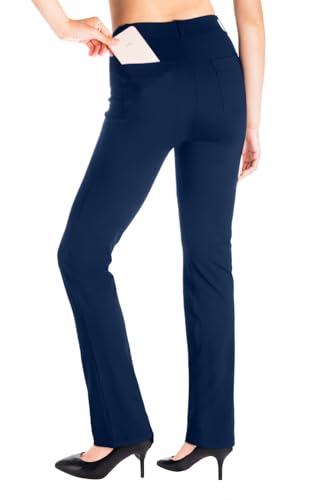 Straight Leg Yoga Dress Pants W385