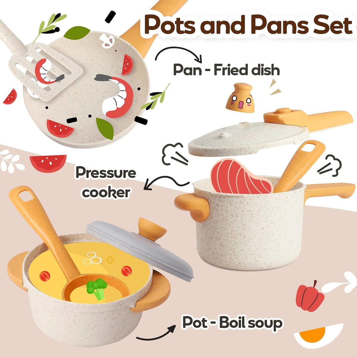 Play Kitchen Pots and Pans Set F923450