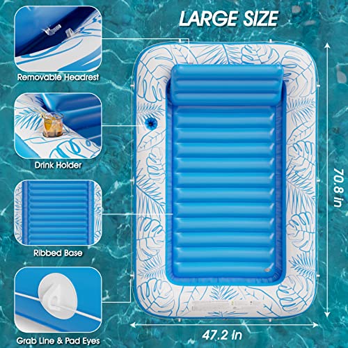 4 in 1 Inflatable Tanning Pool Lounger Float V51511