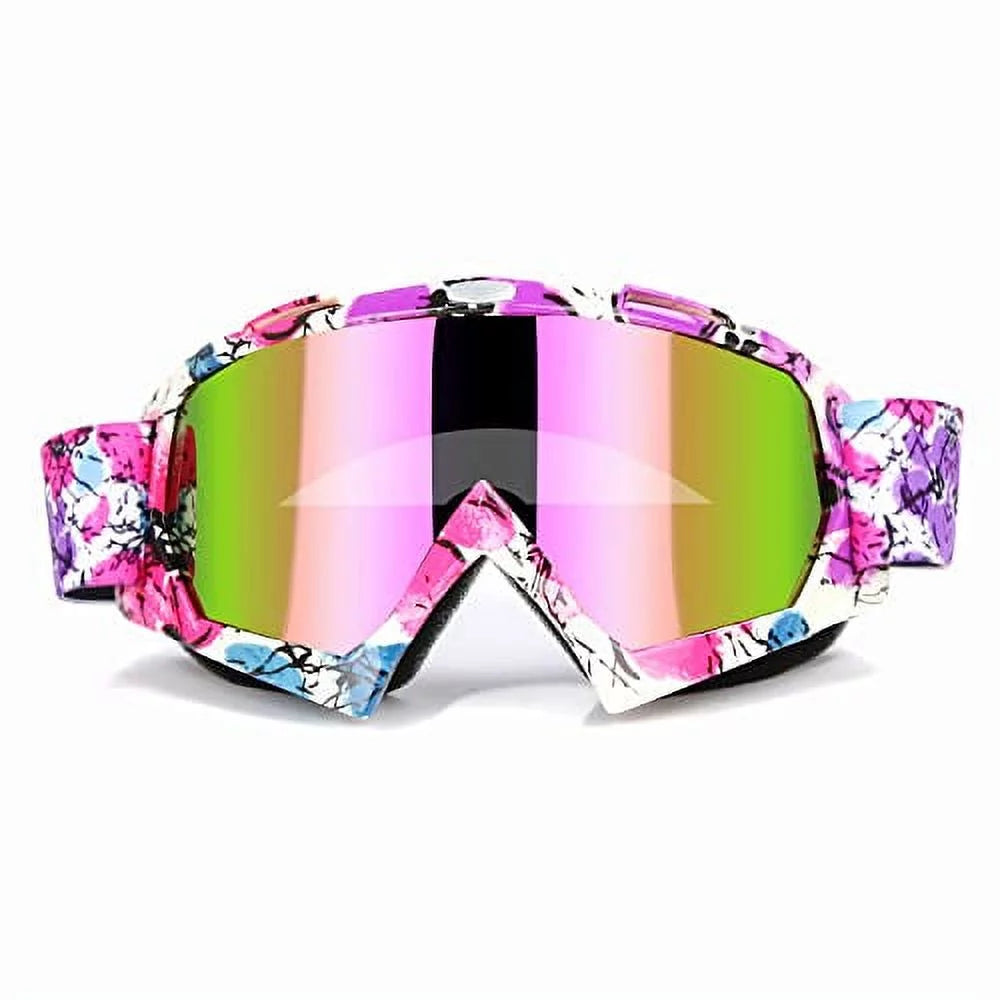 Pink Motocross Motorcycle Goggles K3308
