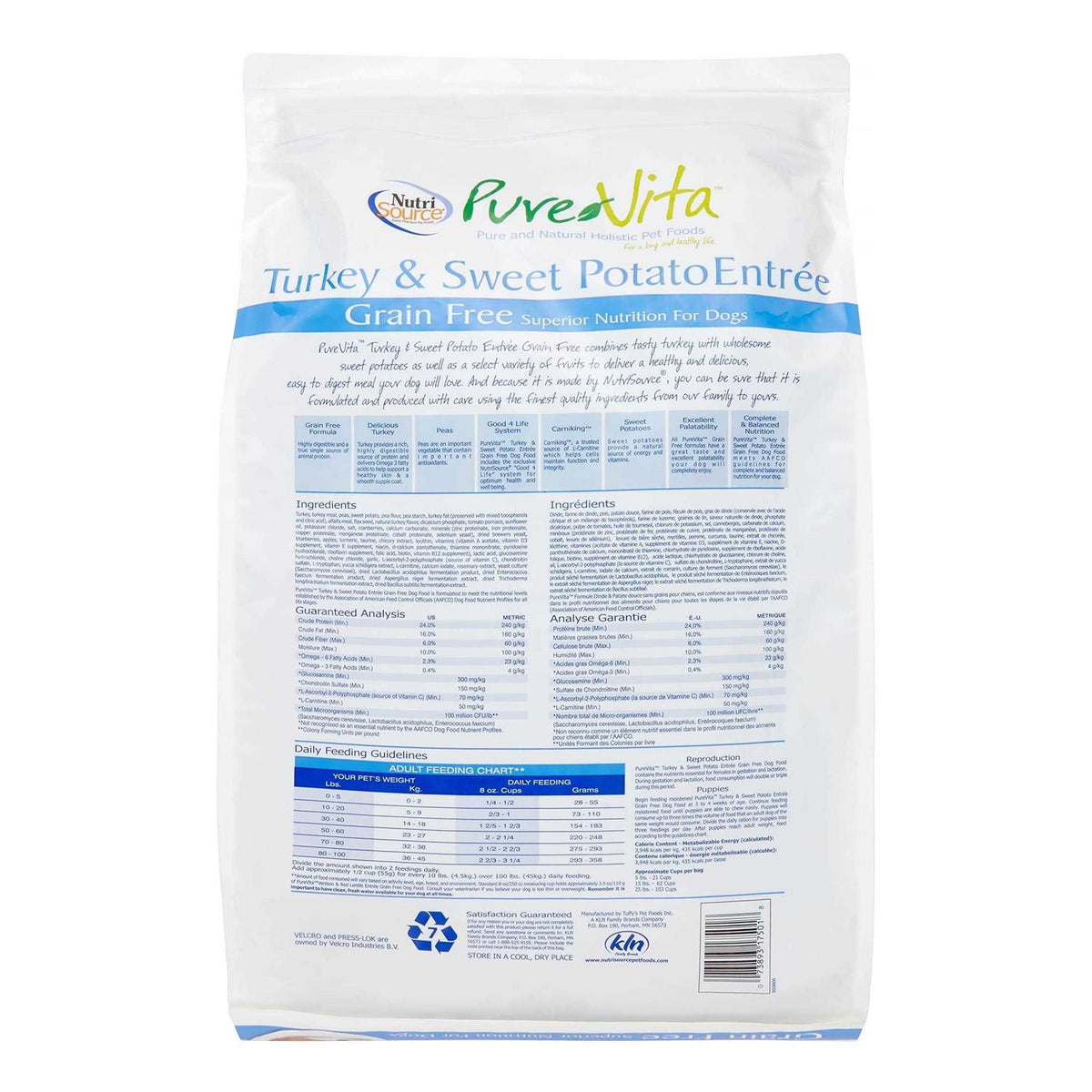 Grain-Free Turkey & Sweet Potato Dry Dog Food O12479