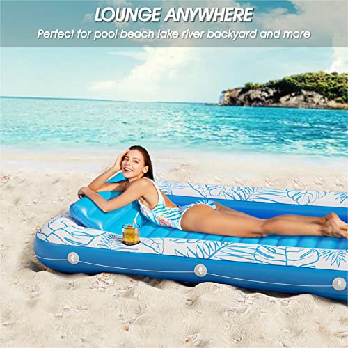 4 in 1 Inflatable Tanning Pool Lounger Float V51511