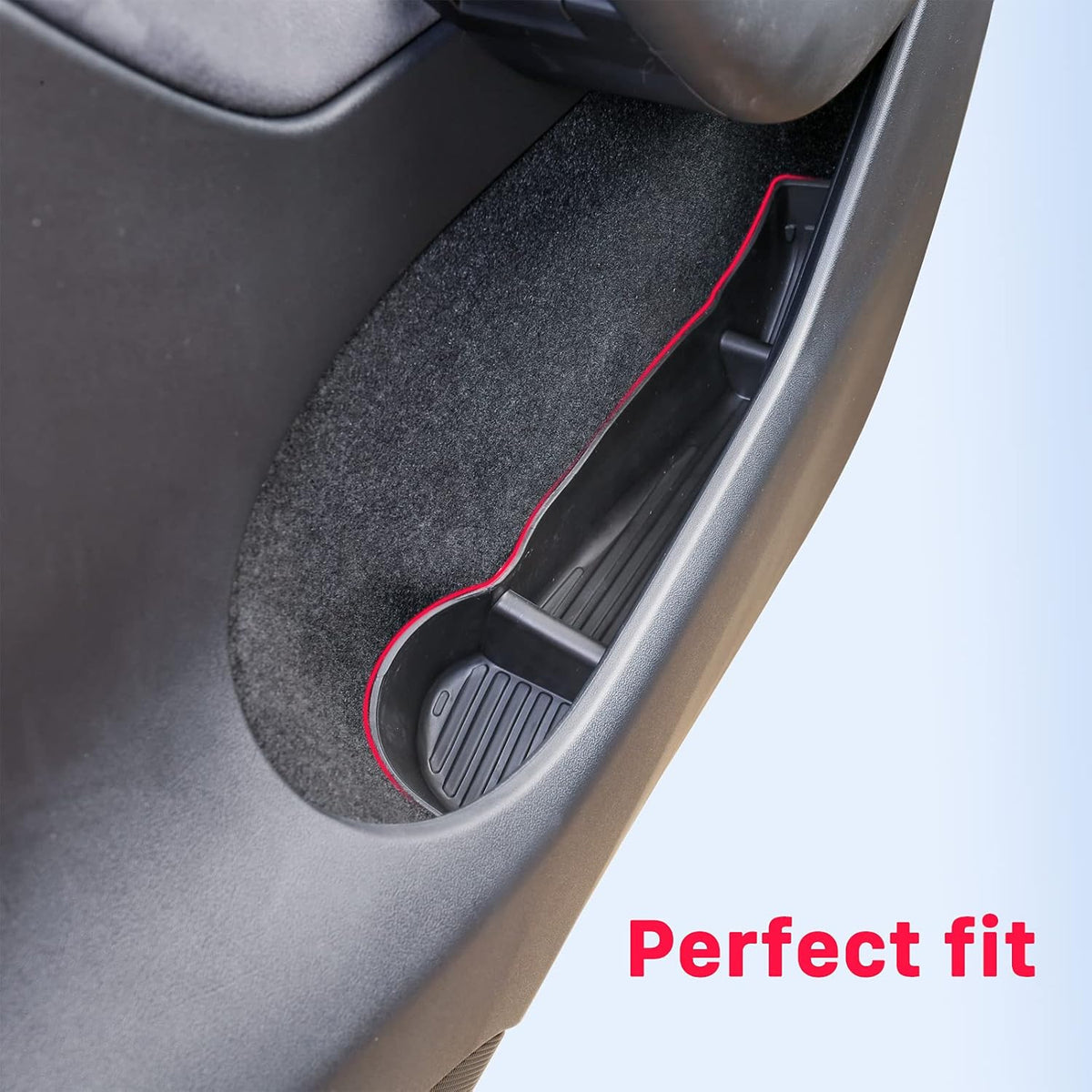 Car Door Side Storage Box Tray Organizer Pack of 2 V978312