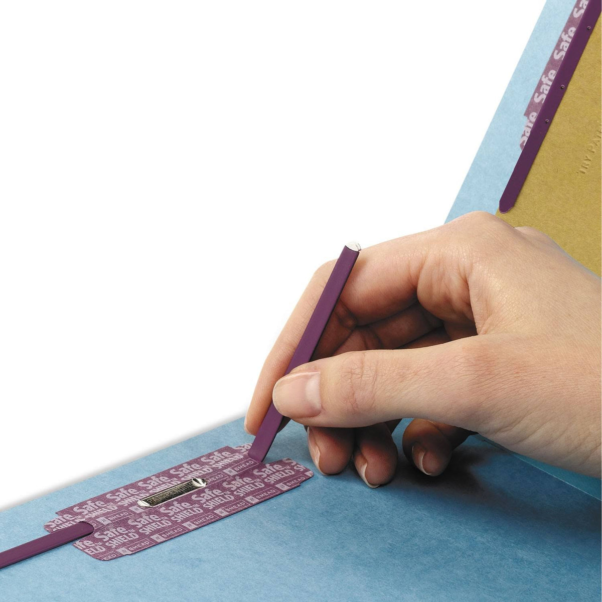 Blue Legal Six-Section Pressboard Classification Folders 10/Box V596