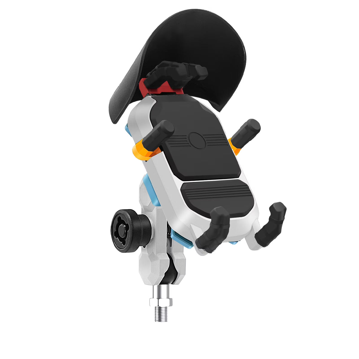 Waterproof Motorcycle Phone Mount Holder with 360° Rotation M8 Screw X4659