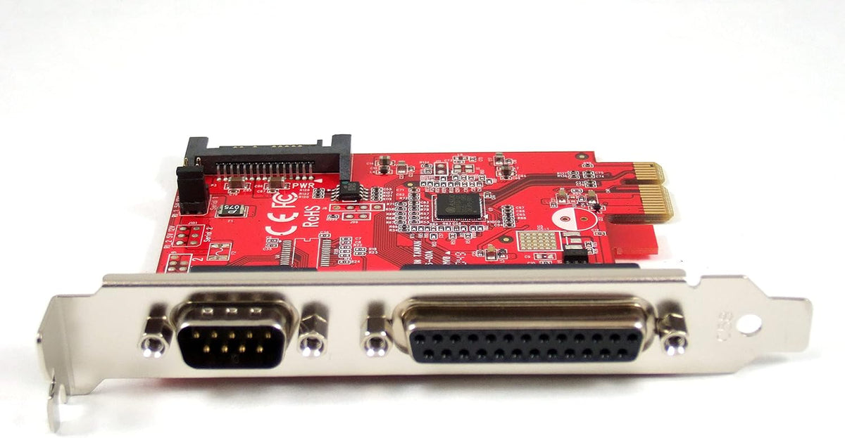 PCI Express Combo Adapter Card with 1x RS232 Serial Port and 1x IEEE 1284 Parallel Port P359