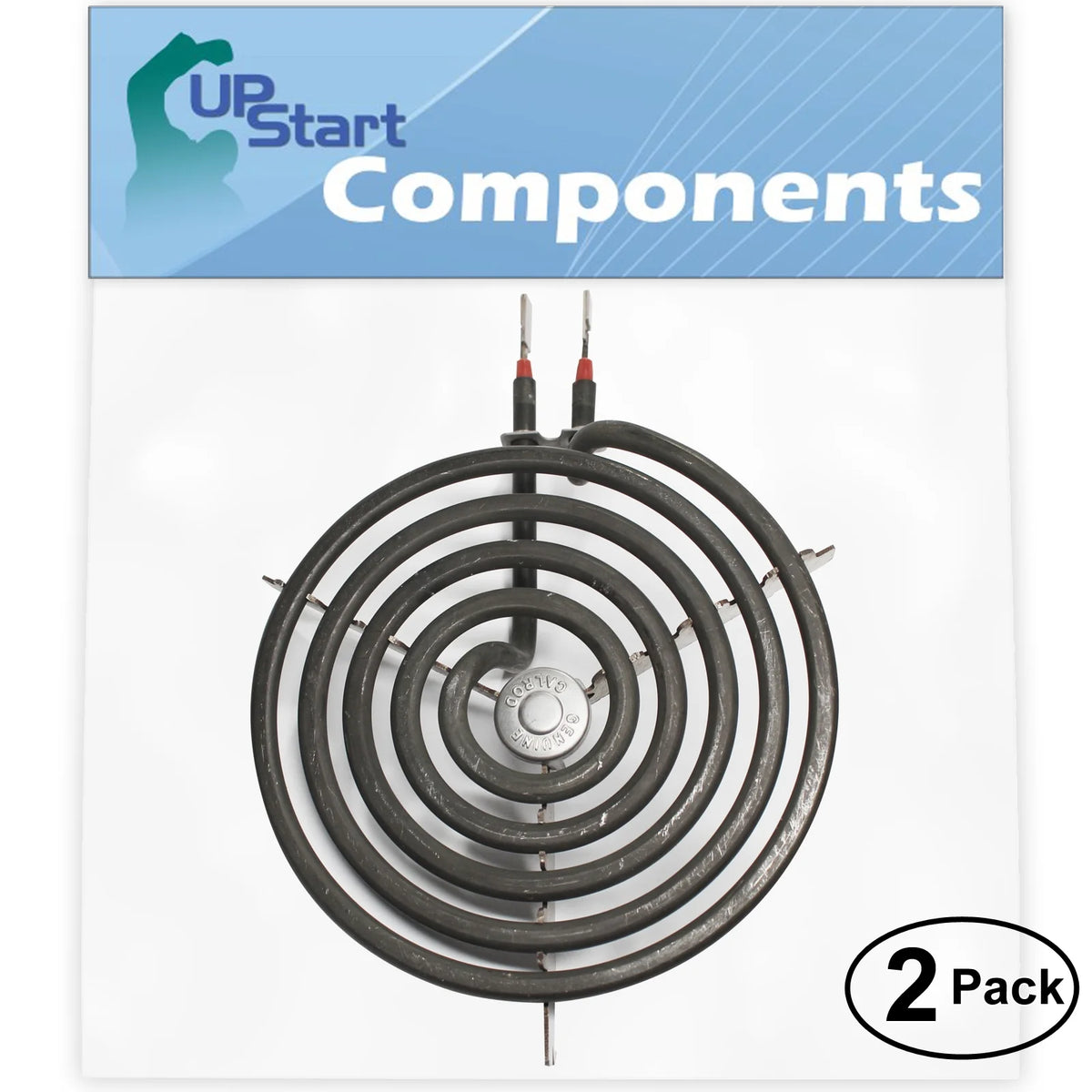 2-Pack 6 inch 5 Turns Surface Burner Element for Range Stove Cooktop Q93026
