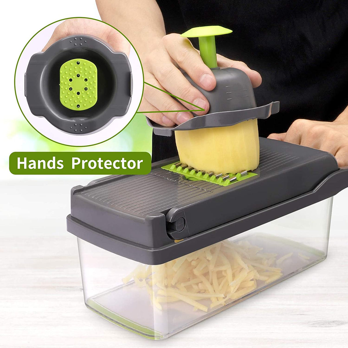 13-in-1 Vegetable & Fruit Chopper with Colander Container T41275