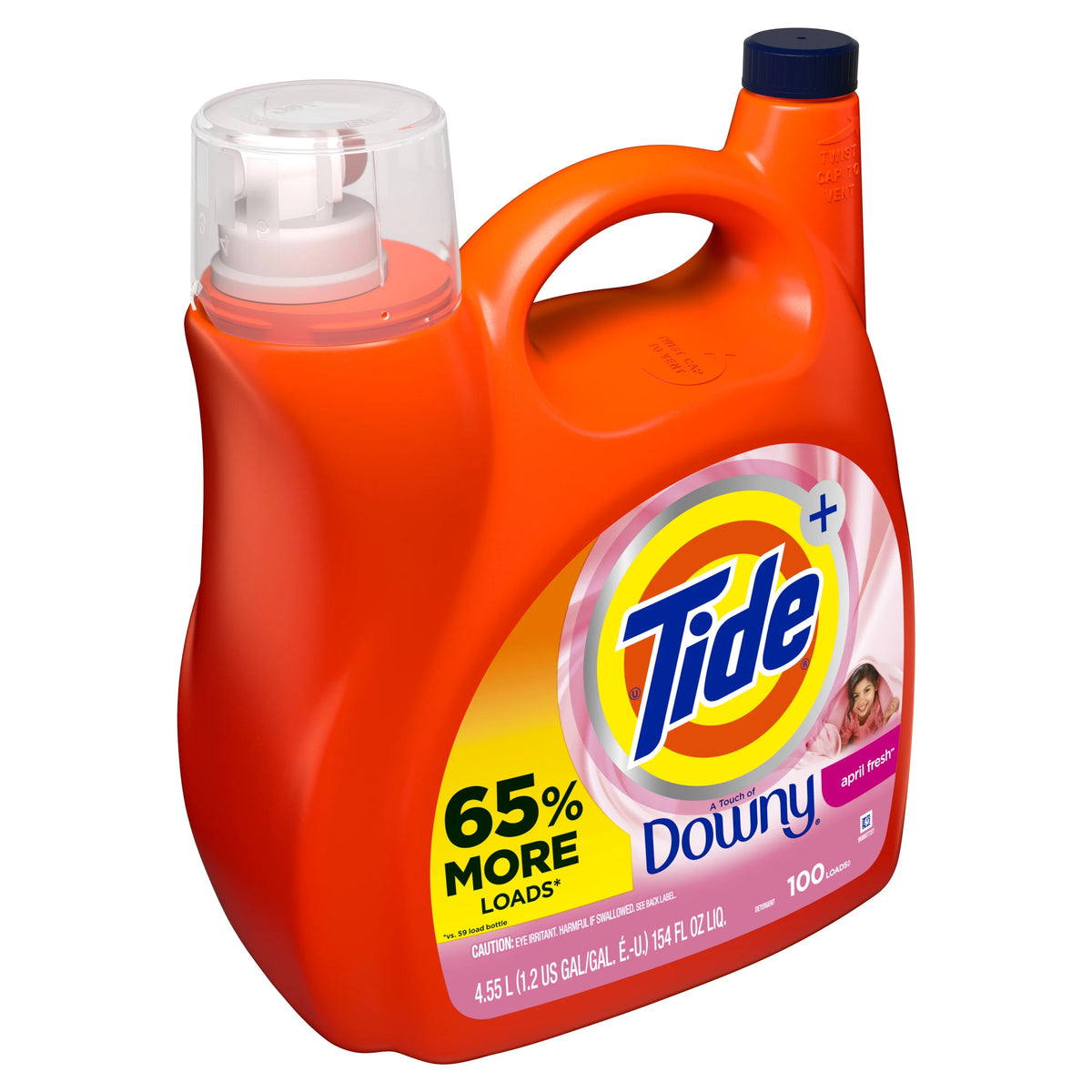 100 Loads Liquid Laundry Detergent, 154 fl oz F7017