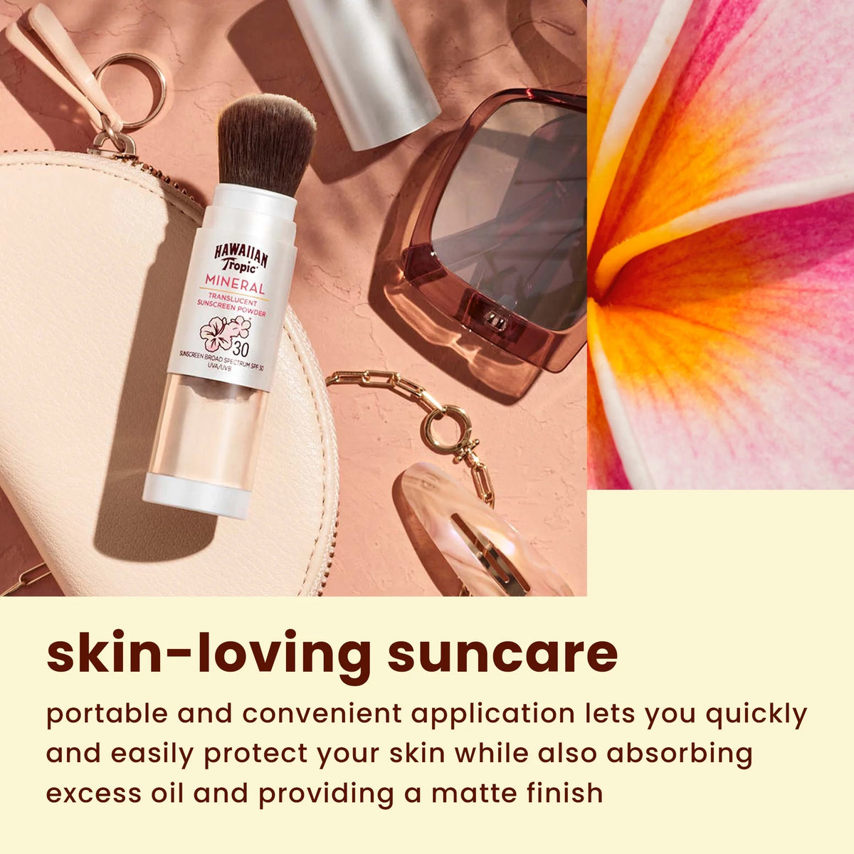 Mineral Powder Sunscreen Brush SPF 30, 0.15oz B67462