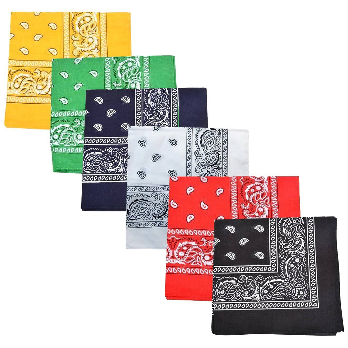 Orange 40 Pack Polyester Bandanas H719289